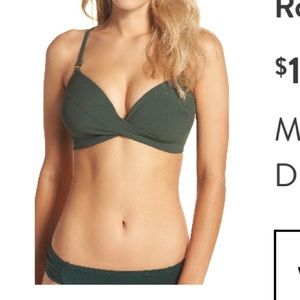 Robin Piccone underwire bikini top- M (34D)